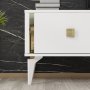 HANAH HOME TV polica Doruk White Gold - slika 5