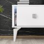 HANAH HOME TV polica Doruk White Silver - slika 5