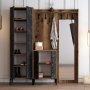 HANAH HOME Berlin ABC Walnut Black Marble Hall Stand - slika 3