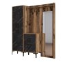 HANAH HOME Berlin ABC Walnut Black Marble Hall Stand - slika 5