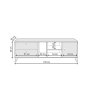 HANAH HOME TV polica Onay L3022 - slika 5