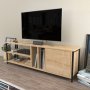HANAH HOME TV polica Oneida Black Oak - slika 3