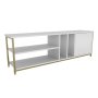 HANAH HOME TV polica Oneida Gold White - slika 4