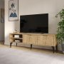 HANAH HOME TV polica Regina Sapphire Oak - slika 3