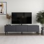 HANAH HOME TV polica Felix Anthracite - slika 1