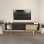 HANAH HOME TV polica Ecrin Anthracite Oak - slika 2