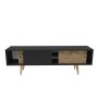 HANAH HOME TV polica Ecrin Anthracite Oak - slika 5