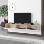 HANAH HOME TV polica Francy 180 Sapphire Oak White - slika 2