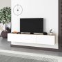 HANAH HOME TV polica Francy 180 Sapphire Oak White - slika 1