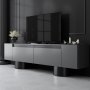 HANAH HOME TV polica Bohem Anthracite Black - slika 1