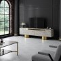 HANAH HOME TV polica Bohem Travertine Gold - slika 5