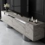 HANAH HOME TV polica Bohem Travertine Silver - slika 4