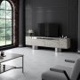 HANAH HOME TV polica Bohem Travertine Silver - slika 5