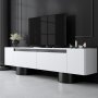 HANAH HOME TV polica Bohem White Black - slika 1