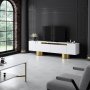 HANAH HOME TV polica Bohem White Gold - slika 5