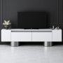 HANAH HOME TV polica Bohem White Silver - slika 2