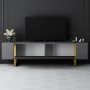 HANAH HOME TV polica Yildiz Anthracite Gold - slika 3