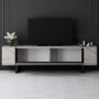 HANAH HOME TV polica Yildiz Travertine Black - slika 3