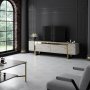 HANAH HOME TV polica Yildiz Travertine Gold - slika 5
