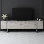 HANAH HOME TV polica Yildiz Travertine Silver - slika 2