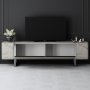 HANAH HOME TV polica Yildiz Travertine Silver - slika 3