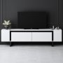 HANAH HOME TV polica Yildiz White Black - slika 2