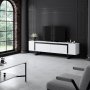 HANAH HOME TV polica Yildiz White Black - slika 5