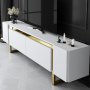 HANAH HOME TV polica Yildiz White Gold - slika 4