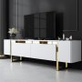HANAH HOME TV polica Yildiz White Gold - slika 1