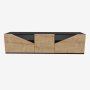 HANAH HOME TV polica Carson Anthracite Oak - slika 4