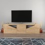 HANAH HOME TV polica Carson Oak - slika 1