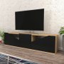 HANAH HOME TV polica Carson Oak Anthracite - slika 3