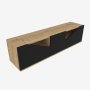 HANAH HOME TV polica Carson Oak Anthracite - slika 4