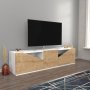 HANAH HOME TV polica Carson White Oak - slika 2