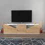 HANAH HOME TV polica Carson White Oak - slika 1