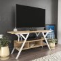 HANAH HOME TV polica Minerva White Oak - slika 2