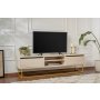 HANAH HOME TV polica Escape 180 Gold Travertine - slika 1