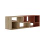 HANAH HOME TV polica Glis Sapphire Oak Cinnamon - slika 4