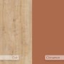 HANAH HOME TV polica Glis Sapphire Oak Cinnamon - slika 5