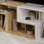 HANAH HOME TV polica Glis Sapphire Oak White - slika 3