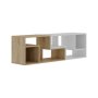 HANAH HOME TV polica Glis Sapphire Oak White - slika 4