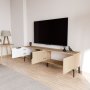 HANAH HOME TV polica Tarz White Oak - slika 4