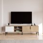 HANAH HOME TV polica Tarz White Oak - slika 1