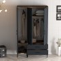 HANAH HOME Kumsal PT Walnut Anthracite - slika 4