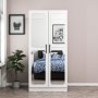 HANAH HOME Kale Chain Mirror White 210 - slika 1
