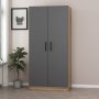 HANAH HOME Kale Anthracite Oak 210 - slika 3