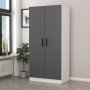 HANAH HOME Kale Anthracite White 210 - slika 1