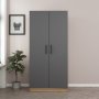 HANAH HOME Kale Anthracite Oak 190 - slika 2