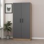HANAH HOME Kale Anthracite Oak 190 - slika 3
