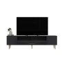 HANAH HOME TV polica Dekol1 Anthracite Gold - slika 4